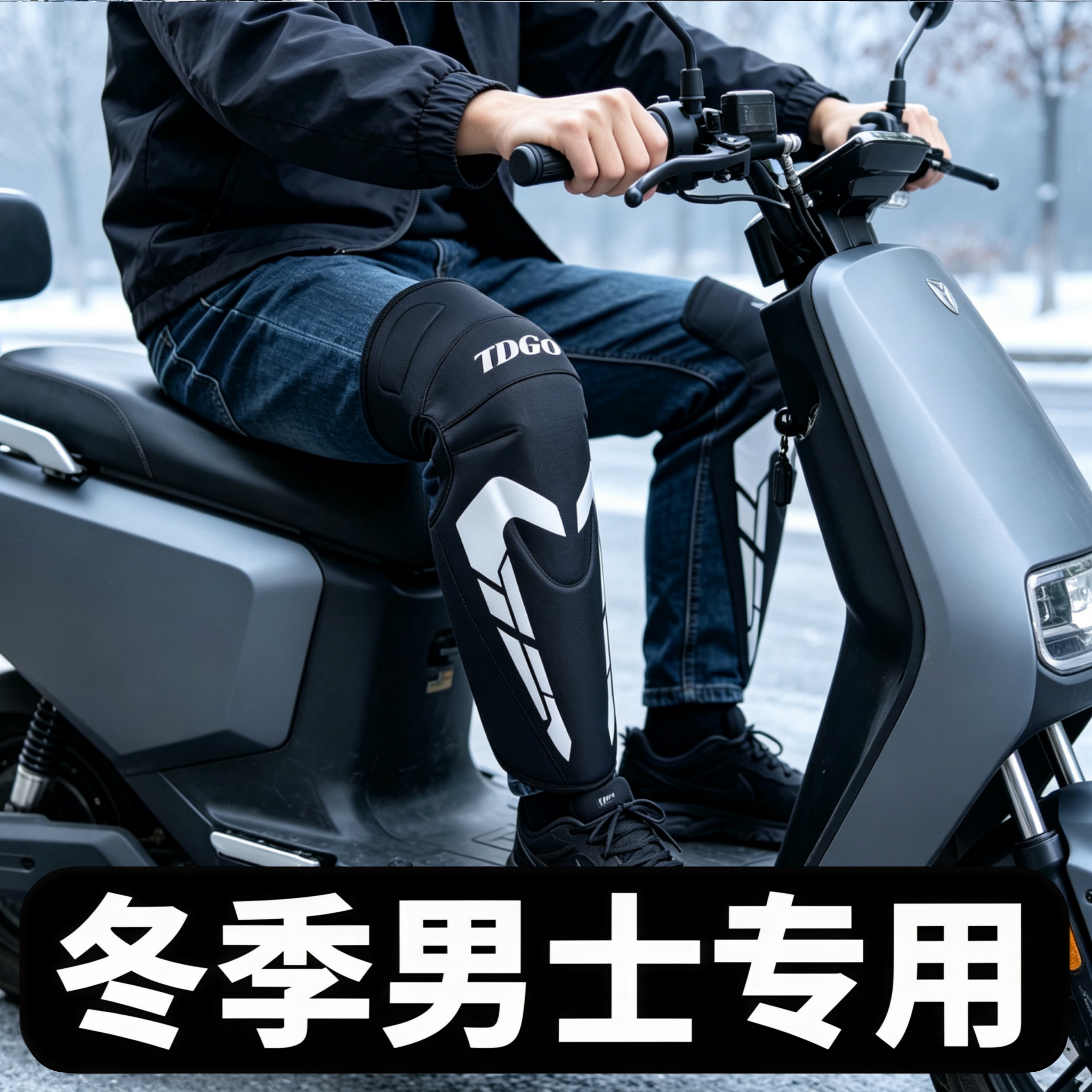 电动车护膝男士冬季穿搭灵感帖集