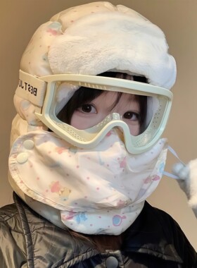 冬天骑电动车保暖神器帽