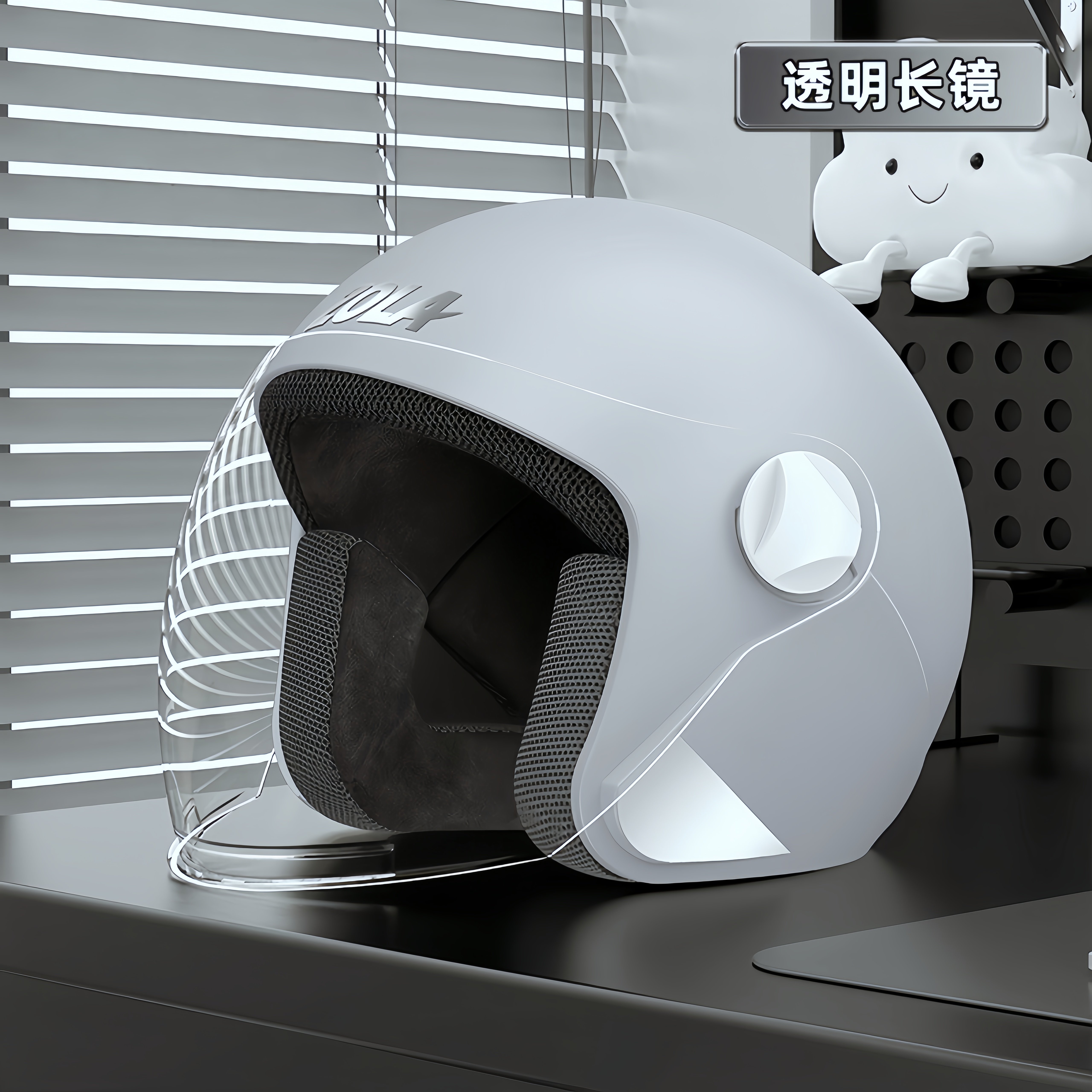 3C认证女生高颜值头盔摩托车保暖冬季防寒半盔电动车骑行安全帽