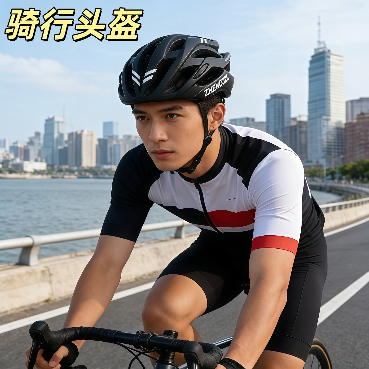 骑行头盔男款安全骑行装备 2026 新款高端透气山地车公路车自行车