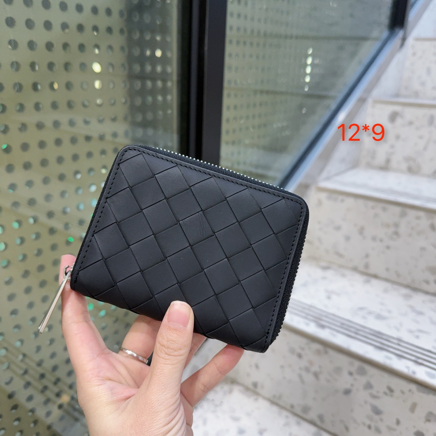 刺绣新款2025男士编织钱包男真皮软皮钱包商务休闲胎牛皮卡夹送礼