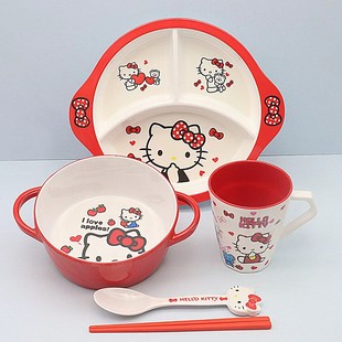 凯蒂猫双耳泡面碗可爱高颜值宿舍办公室上班族打饭碗大容量带把手