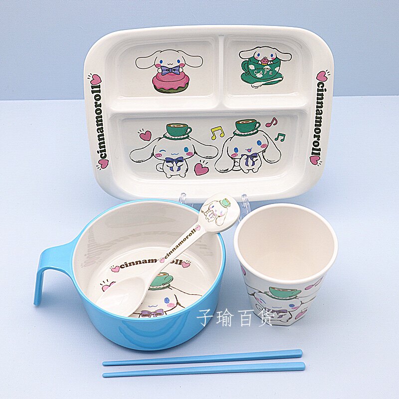 新款大容量玉桂狗把手碗儿童吃饭碗大学生泡面碗防摔家用儿童碗