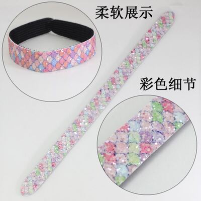 人鱼碎发贴前额刘海贴魔术贴刘海固定贴小孩魔法贴碎发宝宝魔法贴