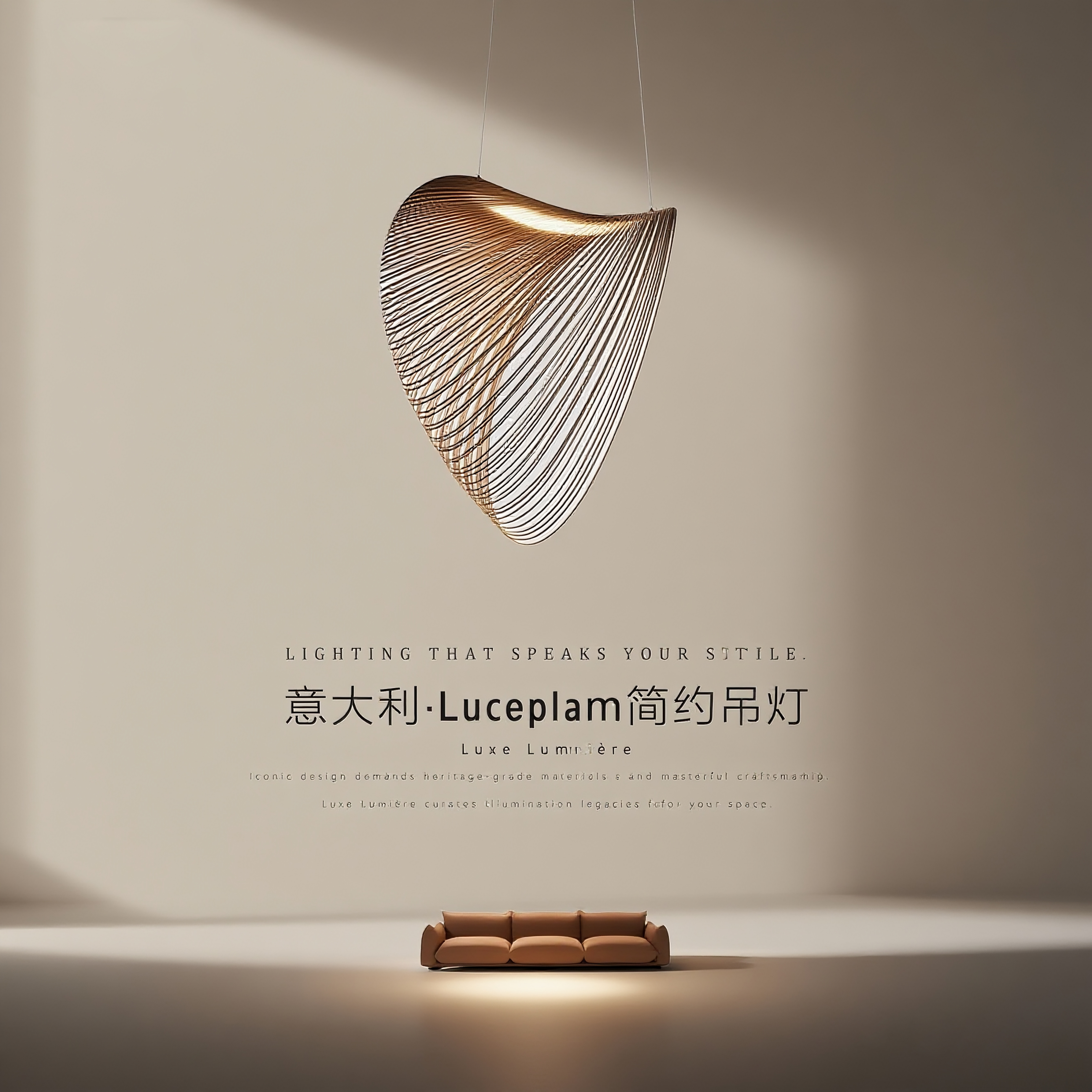 意大利Luceplan设计师现代吊灯