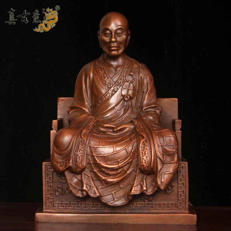 六祖慧能大师铜像摆件