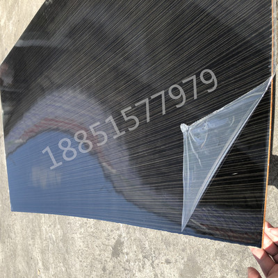 黑檀亮光 免漆饰面板实木背景墙uv板酒店家具装饰板防火板