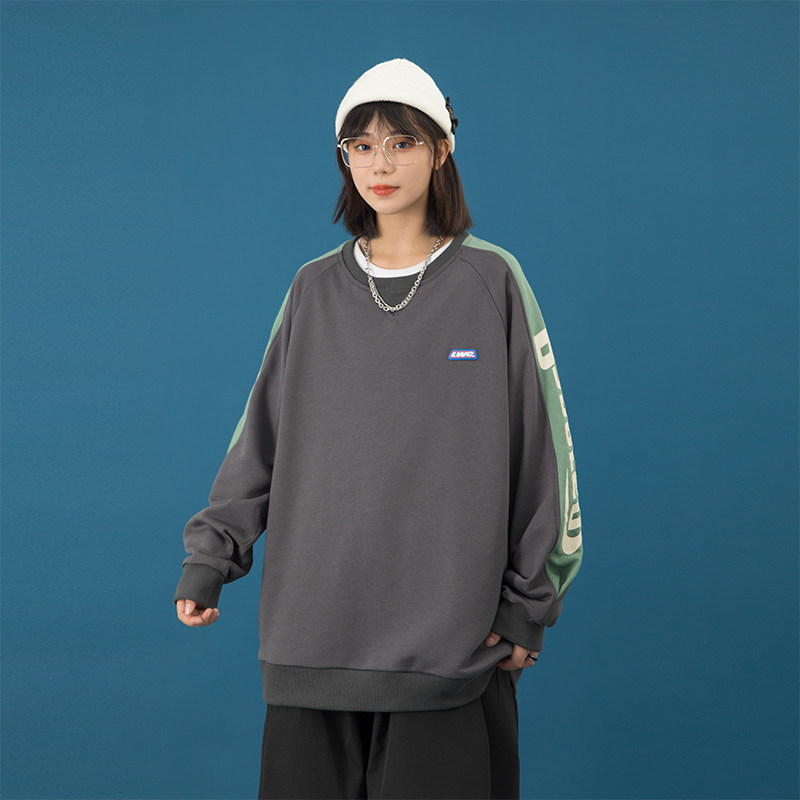 中性风21秋新品个性ins宽松百搭长袖卫衣潮W1817P40,男装卫衣,星座1106-3（原星座1111）
