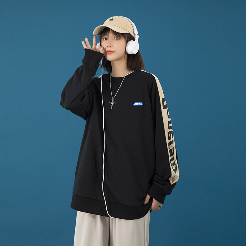 中性风21秋新品个性ins宽松百搭长袖卫衣潮W1817P40,男装卫衣,星座1106-3（原星座1111）