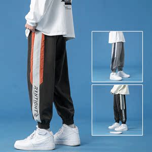 男裤 韩版直筒束脚裤A2104图片