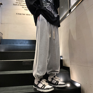 秋冬男士宽松卫裤个性休闲运动裤韩版束脚裤潮XZ1111~656P45图片