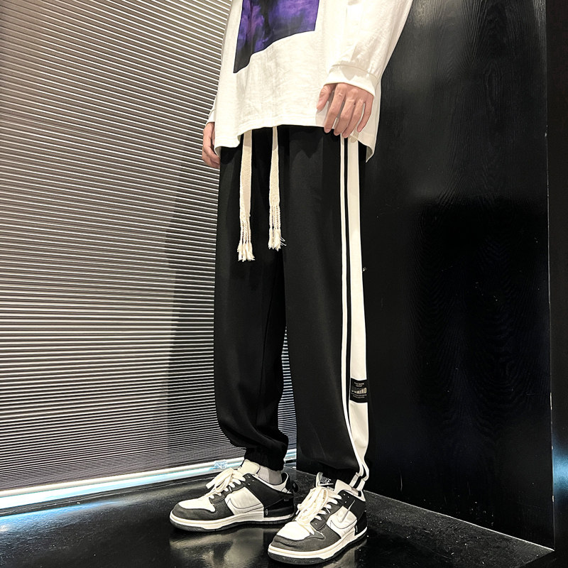 春季新款男士宽松卫裤个性休闲运动裤韩版束脚裤潮XZ1111~656P45图片