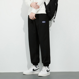 男士华夫格卫裤ins休闲男裤束脚裤XZ1111-K102P30图片