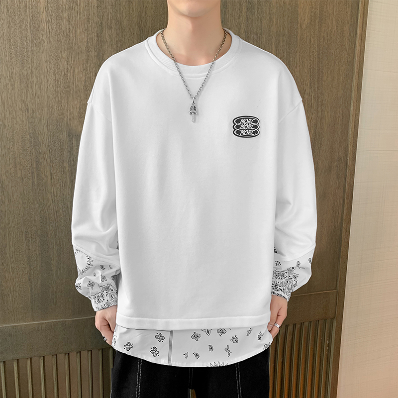 酒店秋新品个性拼接宽松长袖卫衣潮W1815P35，男装卫衣，星座1106-3（原星座1111）