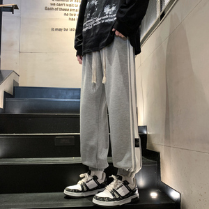 秋季新款男士宽松卫裤个性休闲运动裤韩版束脚裤潮XZ1111~656P45图片