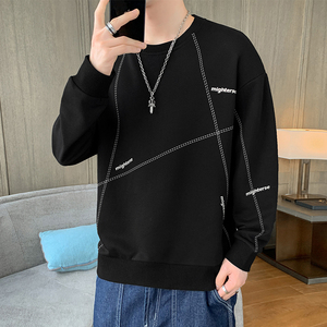 新品男士卫衣 宽松百搭长袖卫衣潮W1807图片