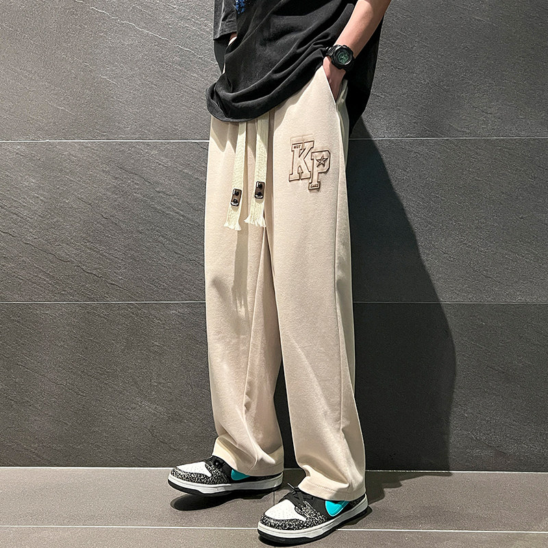 男春夏潮流运动卫裤长裤拖地休闲男直筒潮XZ1111K302P40,男装休闲裤,星座1106-3（原星座1111）