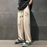 男春夏潮流运动卫裤长裤拖地休闲男直筒潮XZ1111K302P40，男装休闲裤，星座1106-3（原星座1111）
