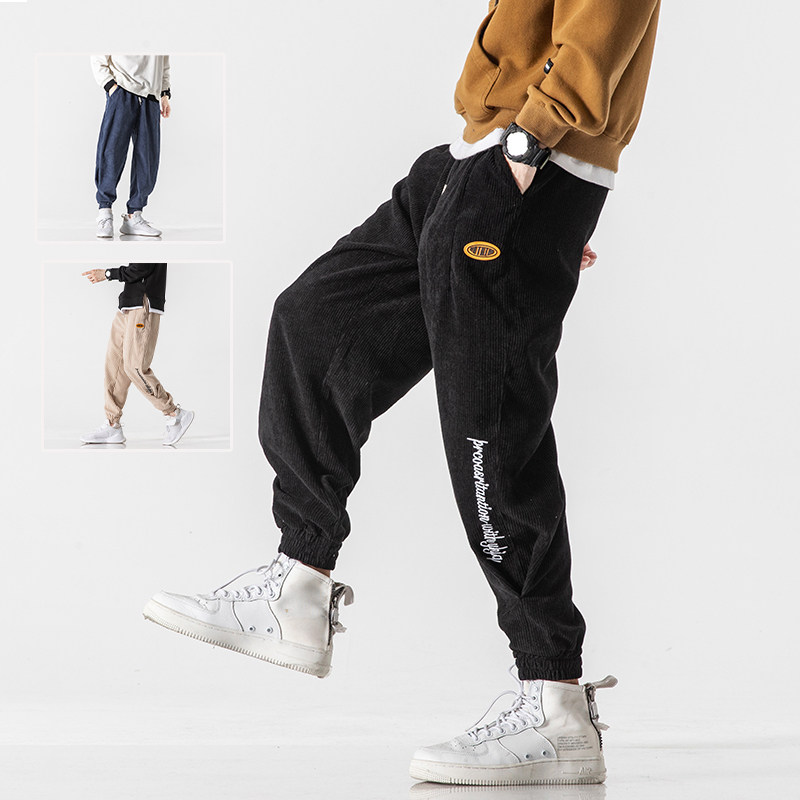 无影/男士秋冬灯芯绒裤男士休闲束脚裤，男装休闲裤，星座1106-3（原星座1111）