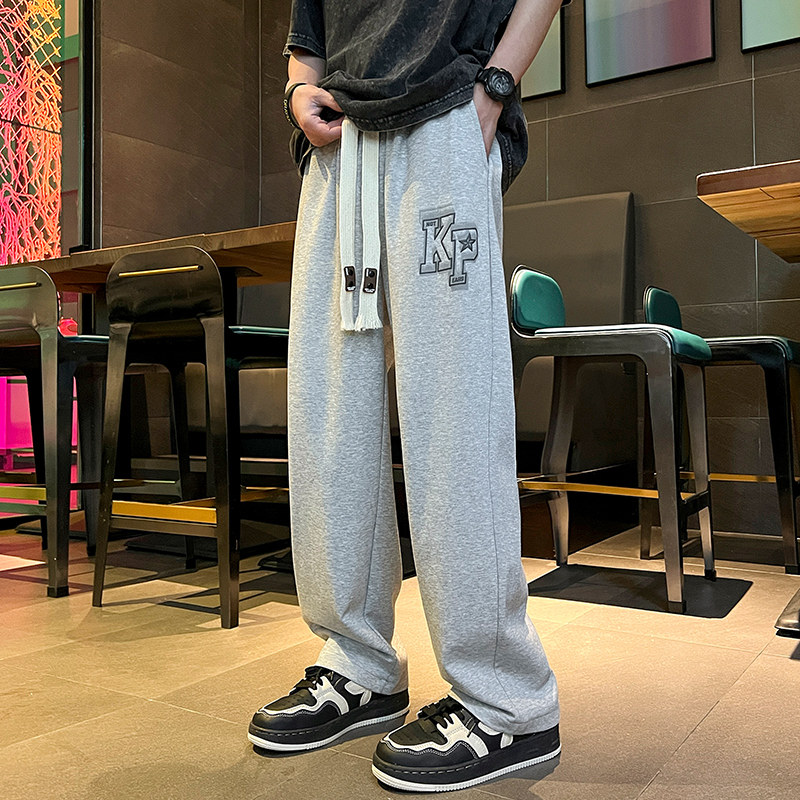 男春夏潮流运动卫裤长裤拖地休闲男直筒潮XZ1111K302P40,男装休闲裤,星座1106-3（原星座1111）