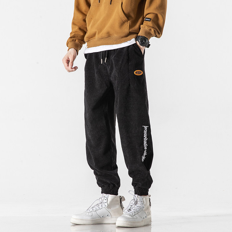 无影/男士秋冬休闲灯芯绒男裤男士休闲束脚裤，男装休闲裤，星座1106-3（原星座1111）