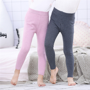 秋冬新款儿童保暖打底裤男女童加厚仿羊绒裤舒适贴身不起球