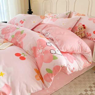 2025新款 纯棉单件被套全棉被罩儿童180x220单独被单150x200单双人