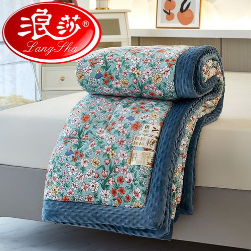 浪莎2025秋冬新款豆豆被