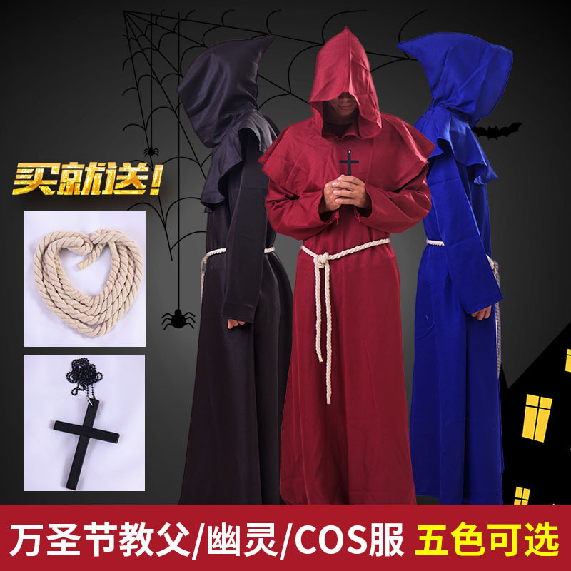 中世纪僧侣服修士袍巫师服图片