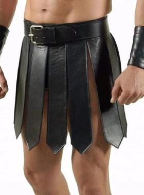 欧洲维京风格中世纪皮带罗马裙子男武士角色扮演服装Roman skirt