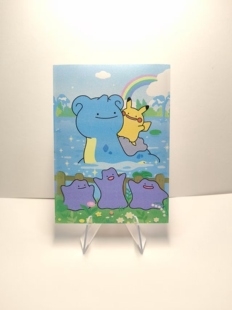 宝可梦卡套百变怪牌套韩国diy复刻版ptcg Card sleeve直印细磨砂