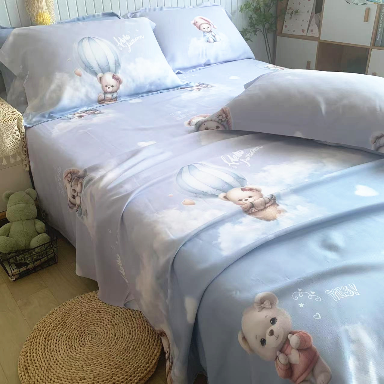 夏季冰丝凉感天然100%竹纤维床单
