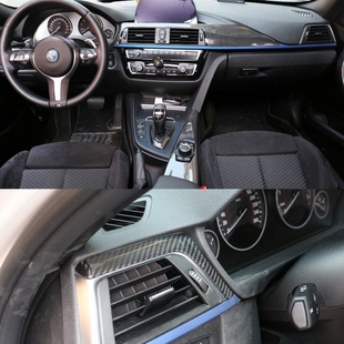 适用于宝马34系F30 320/330LI 430 425i 3GT干碳 真碳纤维内饰/装