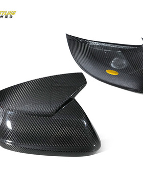 适用于奥迪Q8 RSQ8/兰博基尼URUS改装干碳纤维ABT牛角款后视镜壳