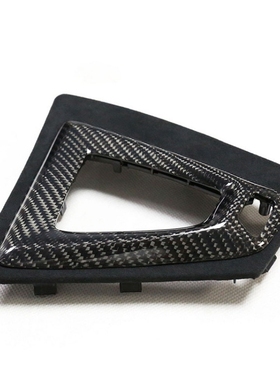 适用于宝马M2C雷霆版F87 performance款翻毛皮碳纤维替换排档底座