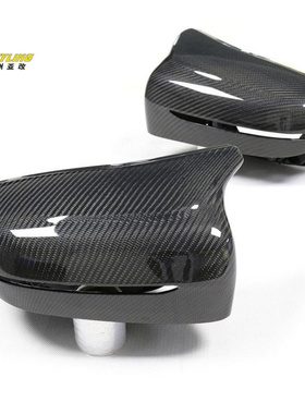 适用于宝马BMW7系 G30 G38新5系改M5F90碳纤维改装牛角后视镜壳