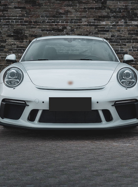 外观升级大包围适用保时捷911改装GT3款前杠总成外饰含原厂日行灯