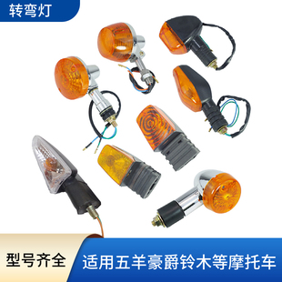 适用钱江摩托车配件钱江龙QJ150-19A/19C前后左右转向灯转弯灯