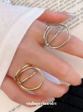 简约时尚设计感批发欧美几何食指