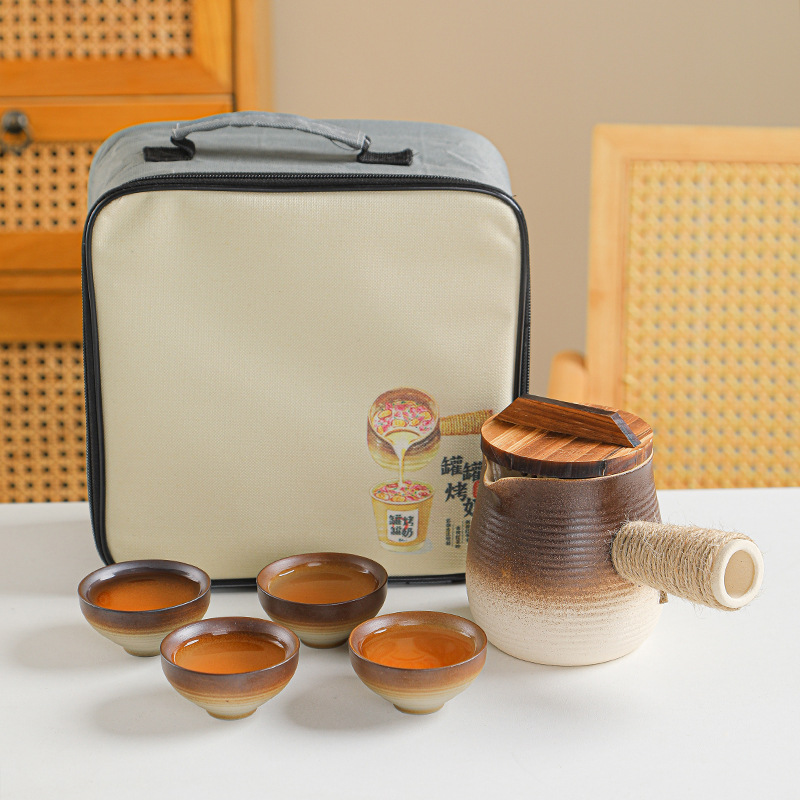 围炉煮茶烤火炉罐罐户外露营高温明火泡茶烤奶罐伴手礼旅行便携包