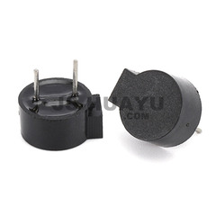 HYT-09605CF 9.6*5mm插件针脚距5mm 9650侧发声3V5V12V有源蜂鸣器