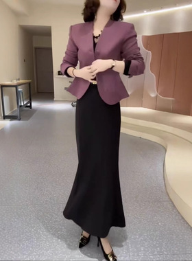 今年流行特惠25175大爱美依缘2025春季新款优雅长袖短外套高腰包