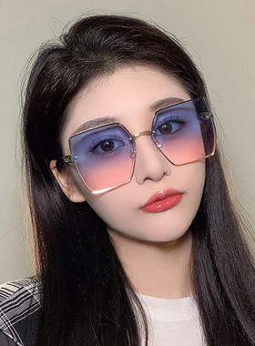 腾悦防紫外线方形渐变女潮流