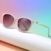 小框偏光时尚 墨镜女太阳镜2025新款 夏季 防紫外线高级感配近视眼镜