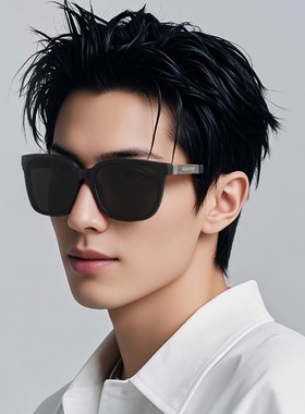 墨镜男士潮司机开车专用眼镜偏光太阳镜男款大脸配近视驾驶镜钓鱼