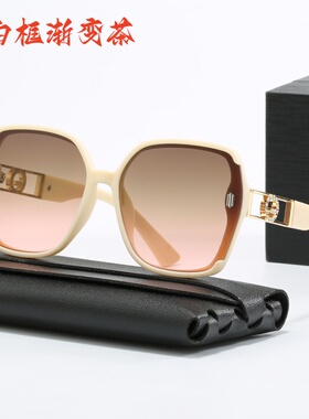 G字母防紫外线大框显瘦太阳镜