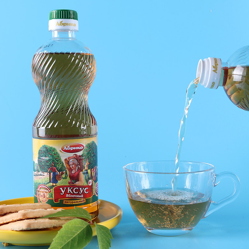 俄罗斯进口时光苹果醋原醋纯水果醋拌凉菜食用原装正品