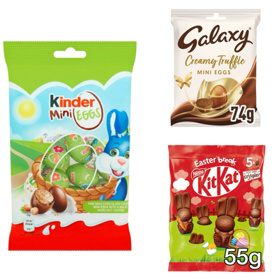 英国kitkat复活节bunny兔子巧克力蛋mini chocolate Easter eggs