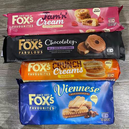 英国foxsjamschocolate夹心饼干
