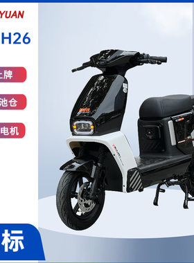 深远H26电动车国标可上牌家用代步骑手长续航上班通勤双仓设计
